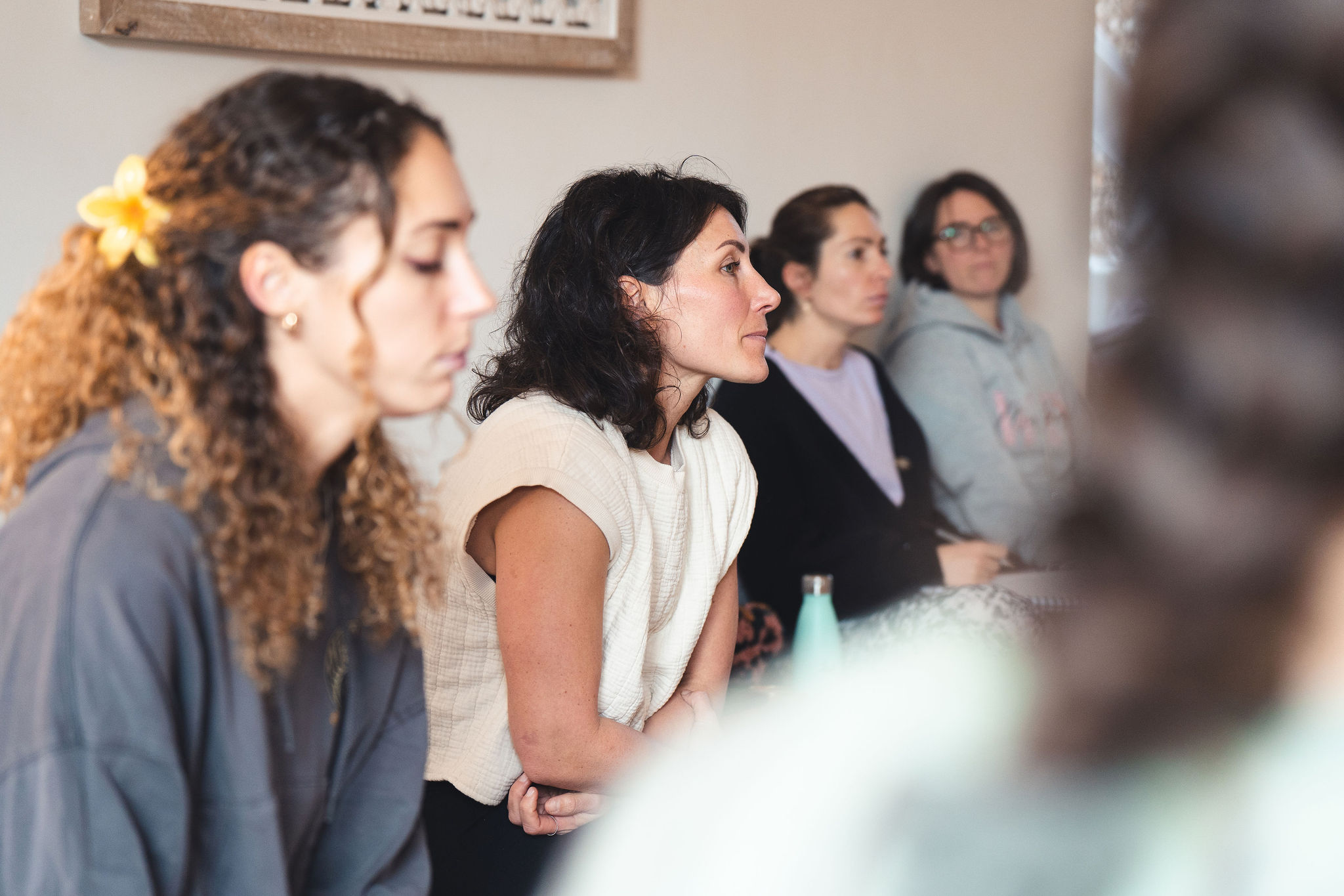 Perrine Tramoni en formation yoga