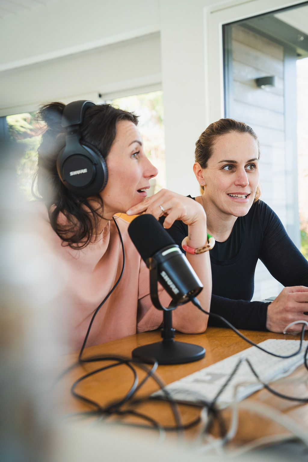 Perrine Tramoni et Marie Reboul enregistrement podcast