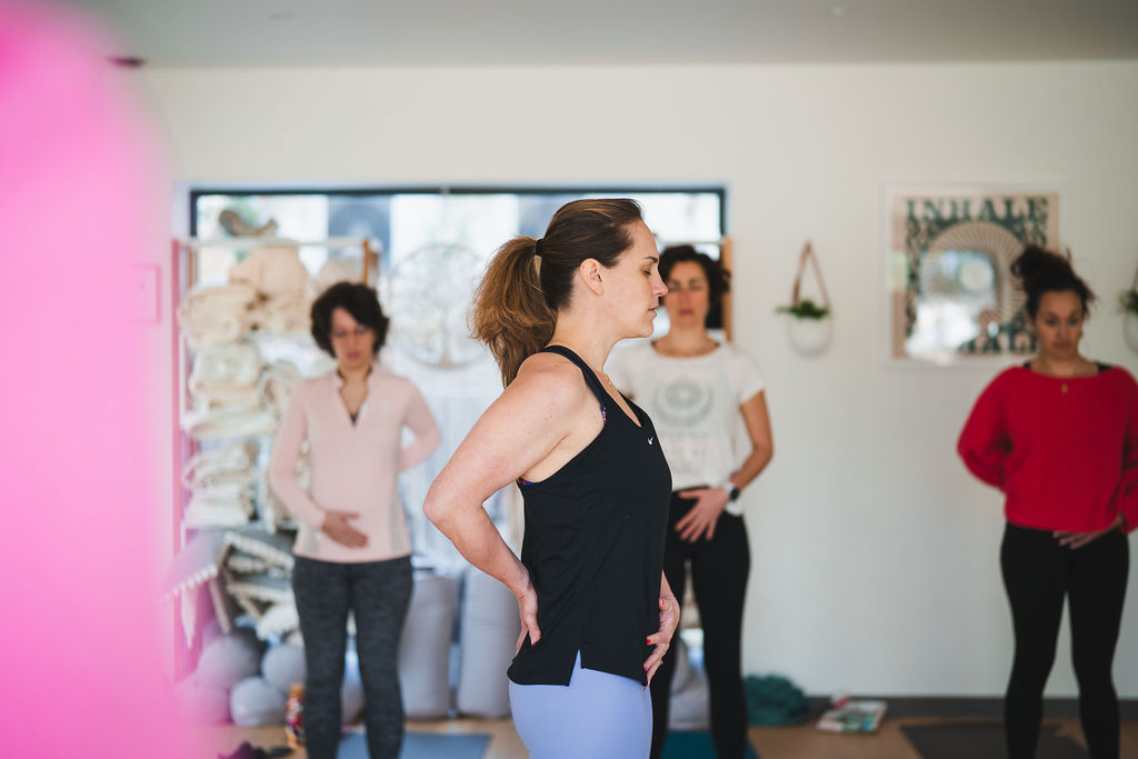 Marie Reboul travaille le souffle au pilates